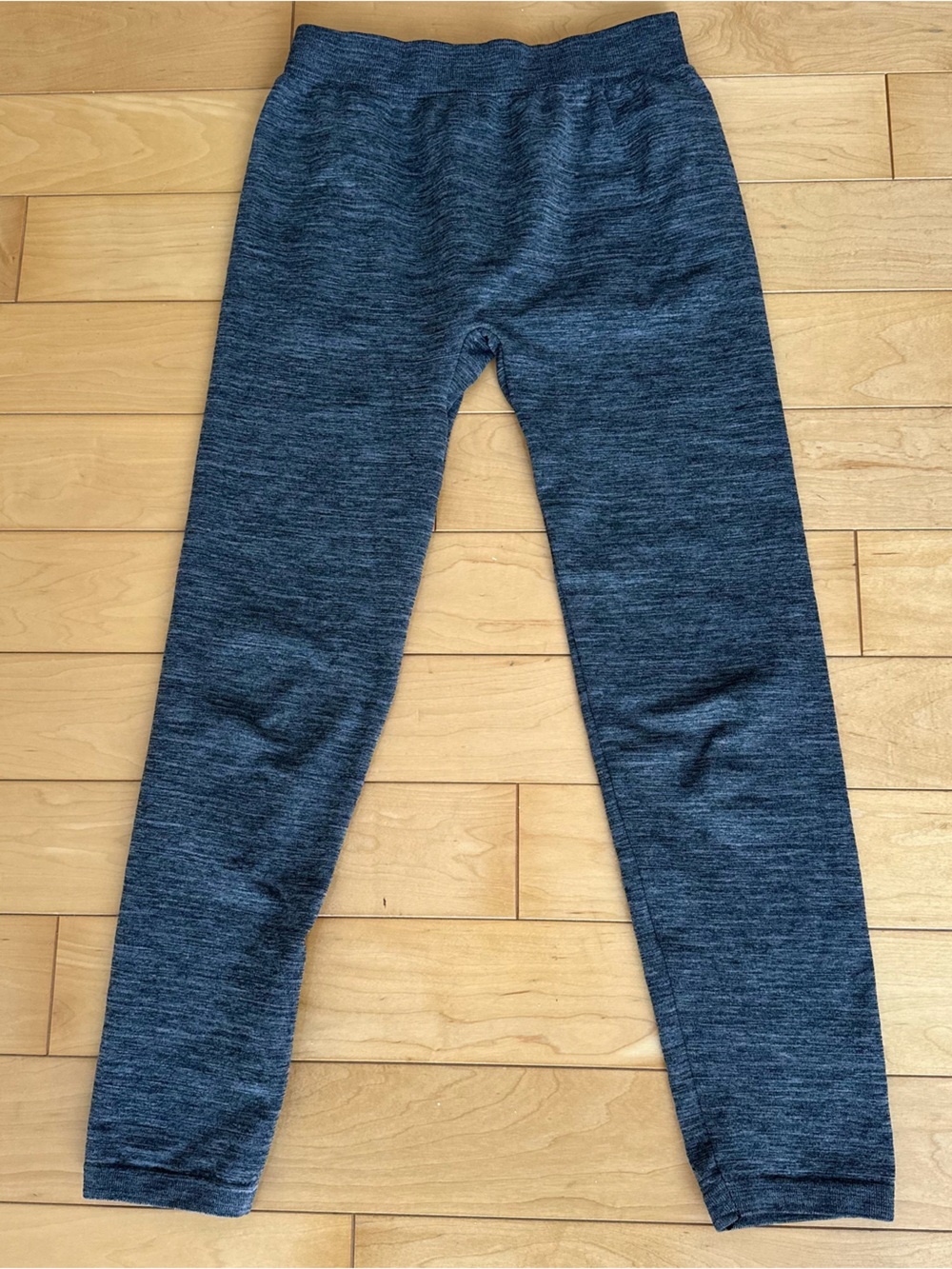 Girls' Black Leggings with Elastic Waistband